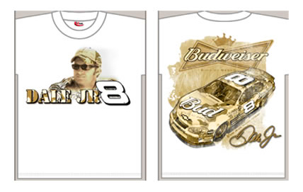 #8 Dale Earnhardt Jr - American Heroes Camo T-Shirt