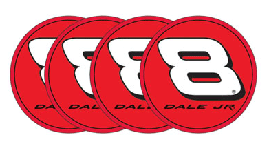 #8 Dale Earnhardt Jr - 4pc PVC Coaster Set