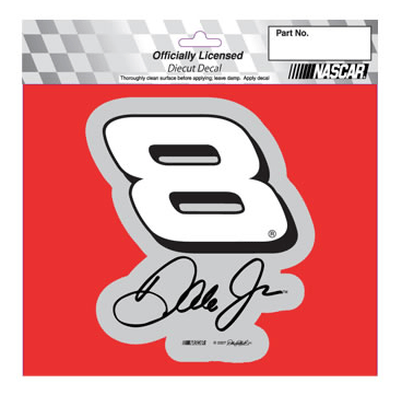 #8 Dale Earnhardt Jr - Foil Diecut Decal