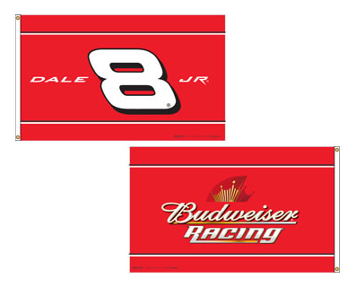 #8 Dale Earnhardt Jr - Budweiser Racing 2-Sided Flag