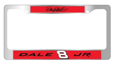 #8 Dale Earnhardt Jr - Metal License Plate Frame