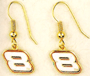 #8 Dale Earnhardt Jr - Wire Earrings
