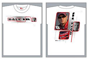 #8 Dale Earnhardt Jr - White Youth T-Shirt