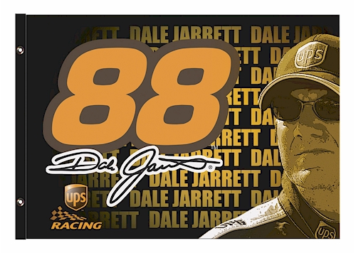 #88 Dale Jarrett - Fan Flag