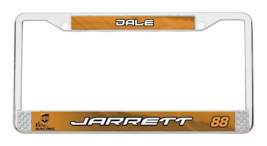 #88 Dale Jarrett - Metal License Plate Frame