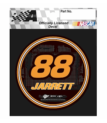#88 Dale Jarrett - Round Decal