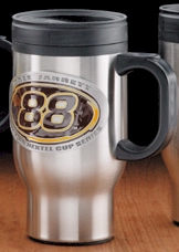 #88 Dale Jarrett - 16oz Travel Mug w/Pewter