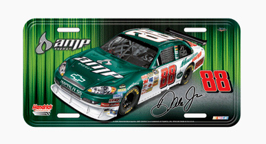 #88 Dale Earnhardt Jr - 3-D Metal License Plate