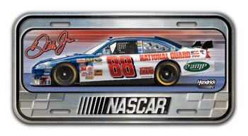 #88 Dale Earnhardt Jr - Domed Metal License Plate