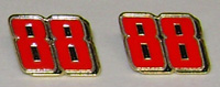 #88 Dale Earnhardt Jr - Post Earrings