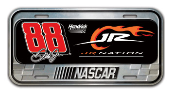 #88 Dale Earnhardt Jr / JR Nation - Domed Metal Plate