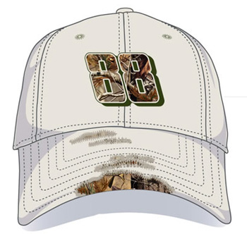 #88 Dale Earnhardt Jr - Stone Washed Camo Ripped Cap