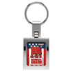 #88 Dale Earnhardt Jr - National Guard Polished Metal Key Ring