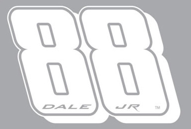 #88 Dale Earnhardt Jr 4" Thermal Diecut Decal