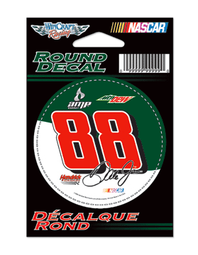 #88 Dale Earnhardt Jr / Amp - Round Decal