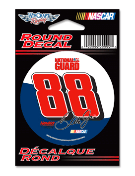 #88 Dale Earnhardt Jr / National Guard - Round Decal