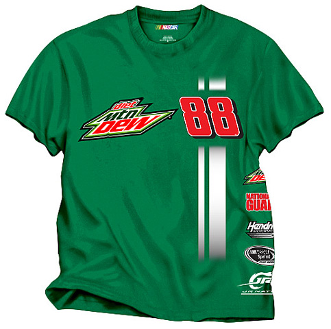 #88 Dale Earnhardt Jr '12 Diet Mtn Dew Uniform Stripe Tee