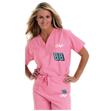 #88 Dale Earnhardt Jr - Unisex Scrub Pant / Pink