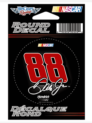 #88 Dale Earnhardt Jr - NASCAR Round Decal