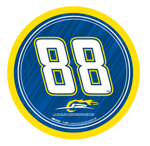 #88 Jr Motorsports - / NAVY - Round Decal