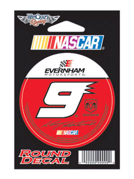 #9 Kasey Kahne - Round Decal