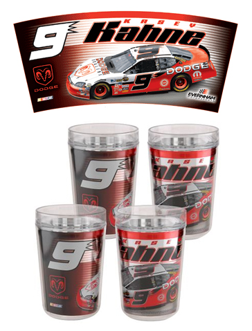 #9 Kasey Kahne - 16oz. Party Tumblers 4pc