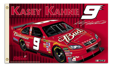 #9 Kasey Kahne - Budweiser 2-Sided Flag