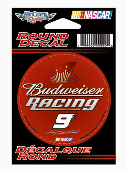 #9 Kasey Kahne / Budweiser - Round Decal