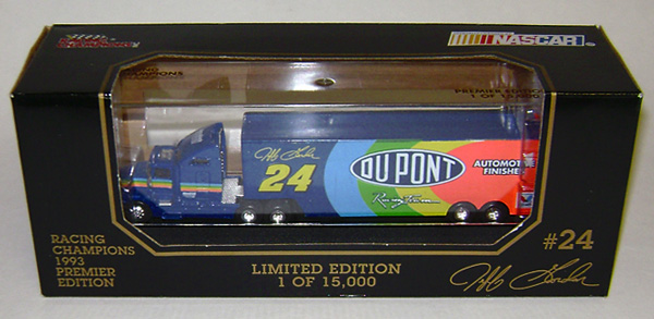 1993 Jeff Gordon #24 Dupont Transporter 1/87 Diecast
