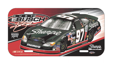 #97 Kurt Busch - Car License Plate