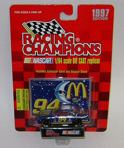 1997 Bill Elliott #94 McDonald's - Mac Tonight 1/64 Diecast