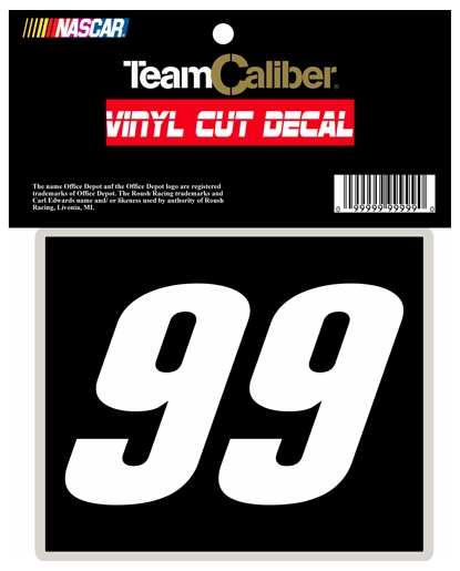 #99 Carl Edwards - Vinyl Diecut Decal
