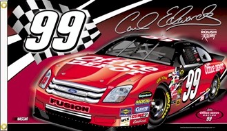 #99 Carl Edwards Two-Sided Flag