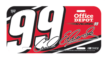 #99 Carl Edwards - Number License Plate
