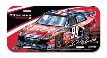 #99 Carl Edwards - Car License Plate