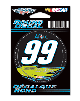 #99 Carl Edwards / Aflac - Round Decal