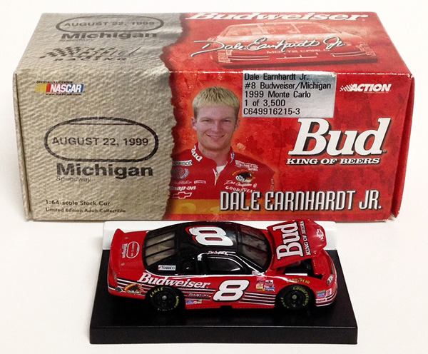 1999 Dale Earnhardt Jr #8 Budweiser - Michigan 1/64 Diecast