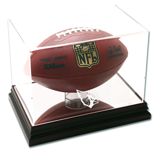 Arizona Cardinals - Mahogany NFL Football Display Case
