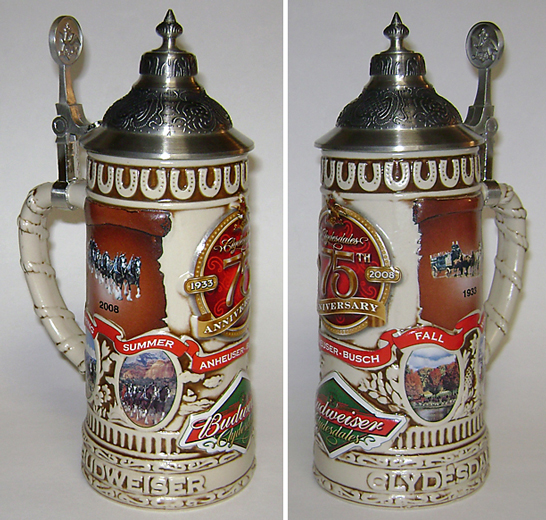 Budweiser / Clydesdales 75th Anniversary - Stein