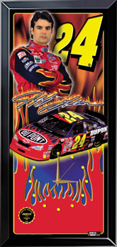 Jeff Gordon '01 Dupont Flames - Jebco Clock