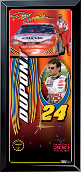 Jeff Gordon '02 Dupont 200 Years - Jebco Clock