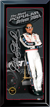 Dale Earnhardt '01 Most Popular Driver - Jebco Clock