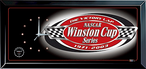 1971-2003 Winston Cup Series Tribute - Jebco Clock