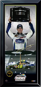 Jimmie Johnson '06 Daytona 500 Champ - Jebco Clock
