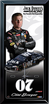 Clint Bowyer '07 Jack Daniel's - Jebco Clock