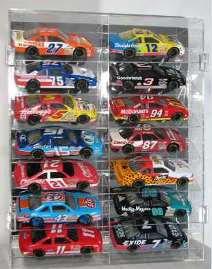 14 Car 1/24 Tilt Shelf Diecast Display Case