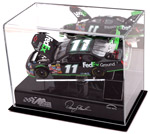Denny Hamlin - Diecast Display Case w/ Race Used Sheet Metal