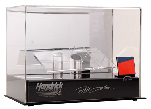 Jeff Gordon - Diecast Display Case w/ Race Used Sheet Metal