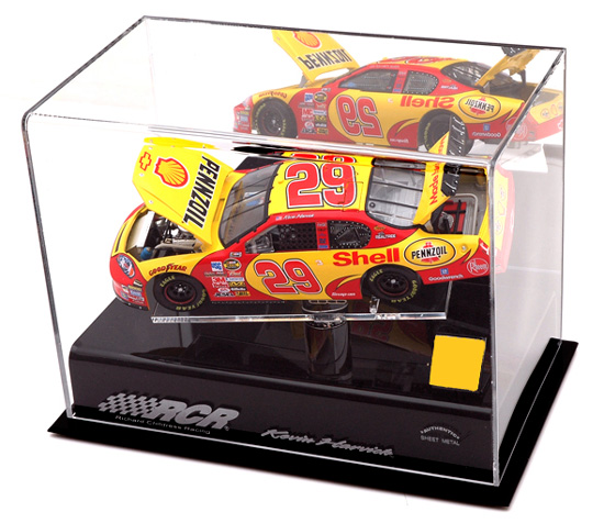 Kevin Harvick - Diecast Display Case w/ Race Used Sheet Metal