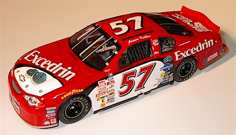 Jason Keller #57 Excedrin - Autographed